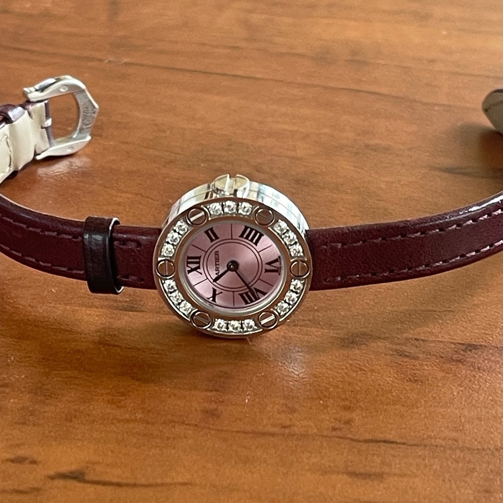 Cartier 18K White Gold Diamond LOVE watch